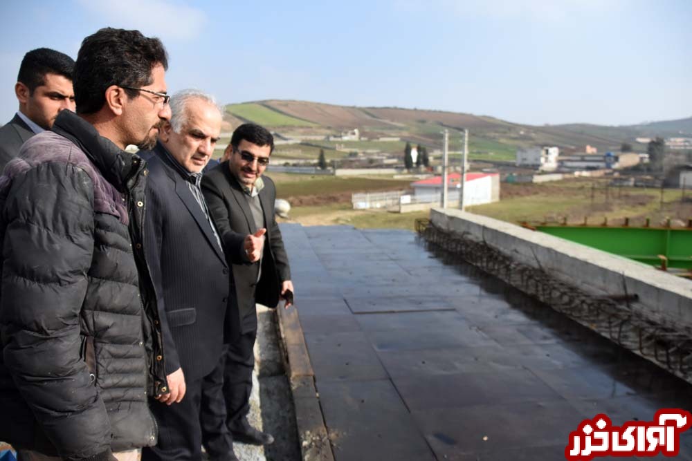 بازدید استاندار مازندران از روند احداث تقاطع غیرهمسطح در ورودی نکا