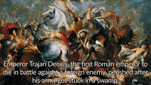 مرگ دسیوس در روم باستان
