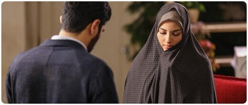 سینا مهراد و پردیس پورعابدینی در سریال آقازاده