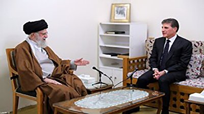 دیدار رئیس اقلیم کردستان عراق با رهبر معظم انقلاب