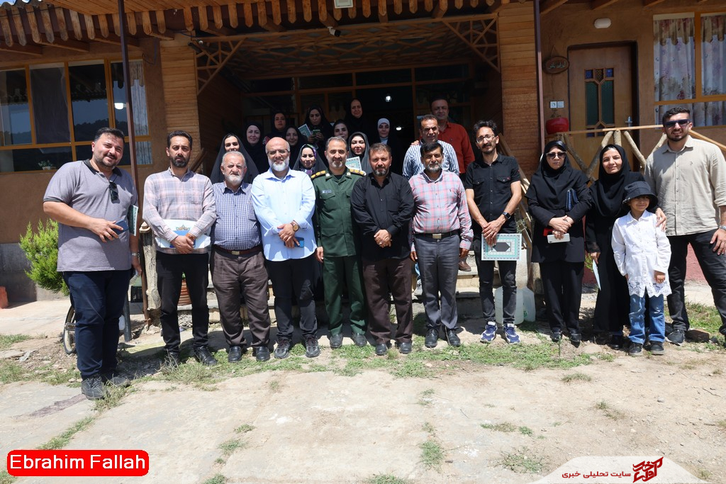 نشست خبری رئیس سازمان بسیج ادارات مازندران در اقامتگاه بومگردی مهربانو دودانگه