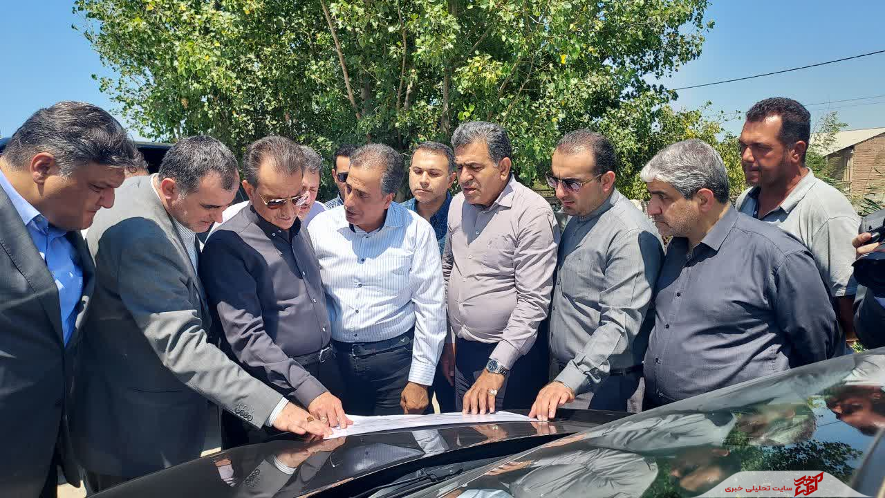 تعریض پل نکاچوب در اولویت؛ بازدید معاون وزیر راه از پروژه‌های عمرانی میاندورود