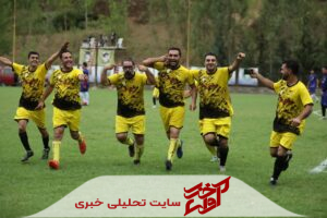 جشن گل و قلم در ساری؛ برد رسانه ورزش مازندران در دیدار دوستانه ستارگان پهنه‌کلا