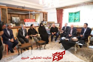 دیدار استاندار مازندران و معاون علمی رئیس‌جمهور با خانواده شهید نخبه «ذاکریان»