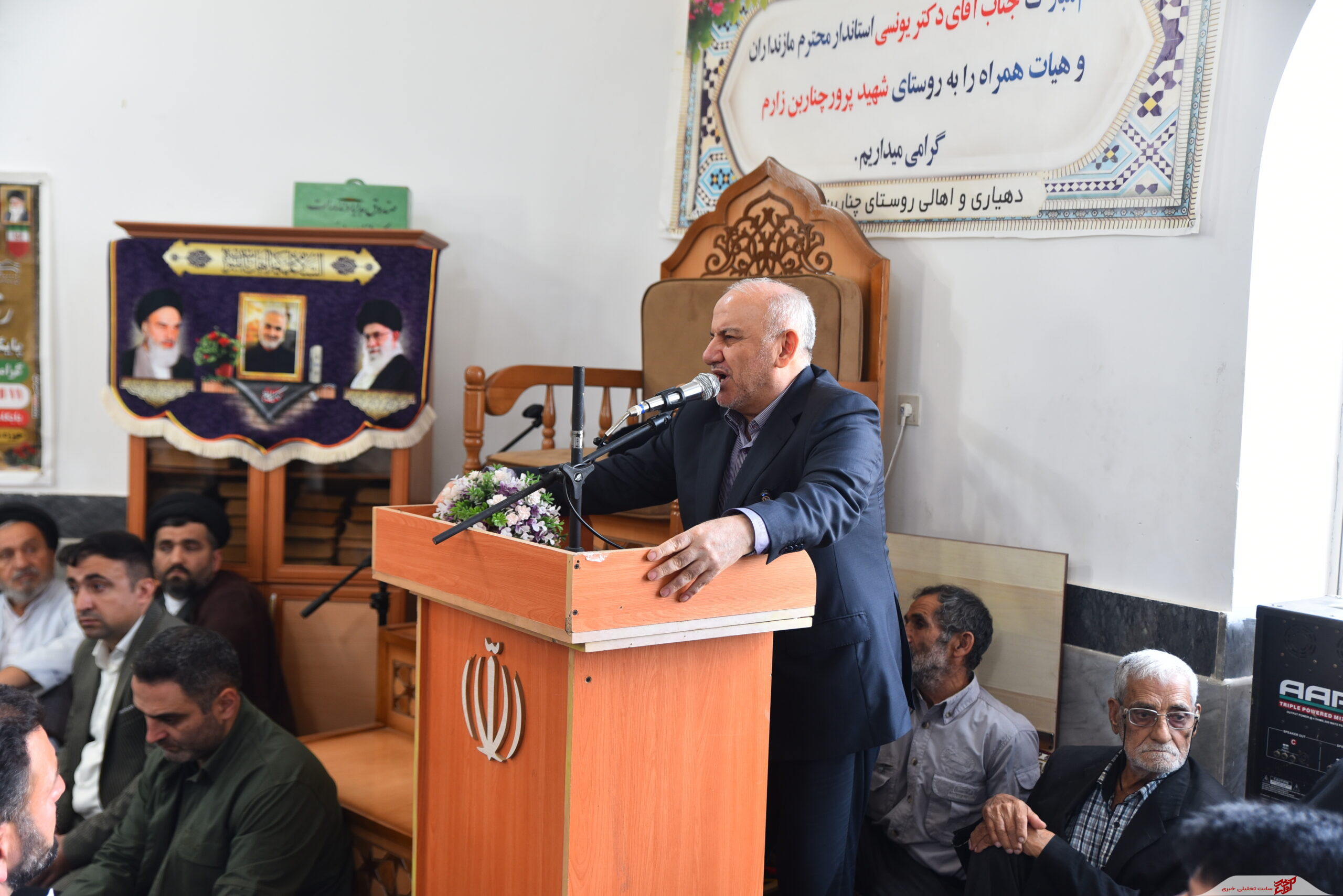 مشکل جاده؛ مهم‌ترین دغدغه مردم هزارجریب نکا در سفر استاندار مازندران