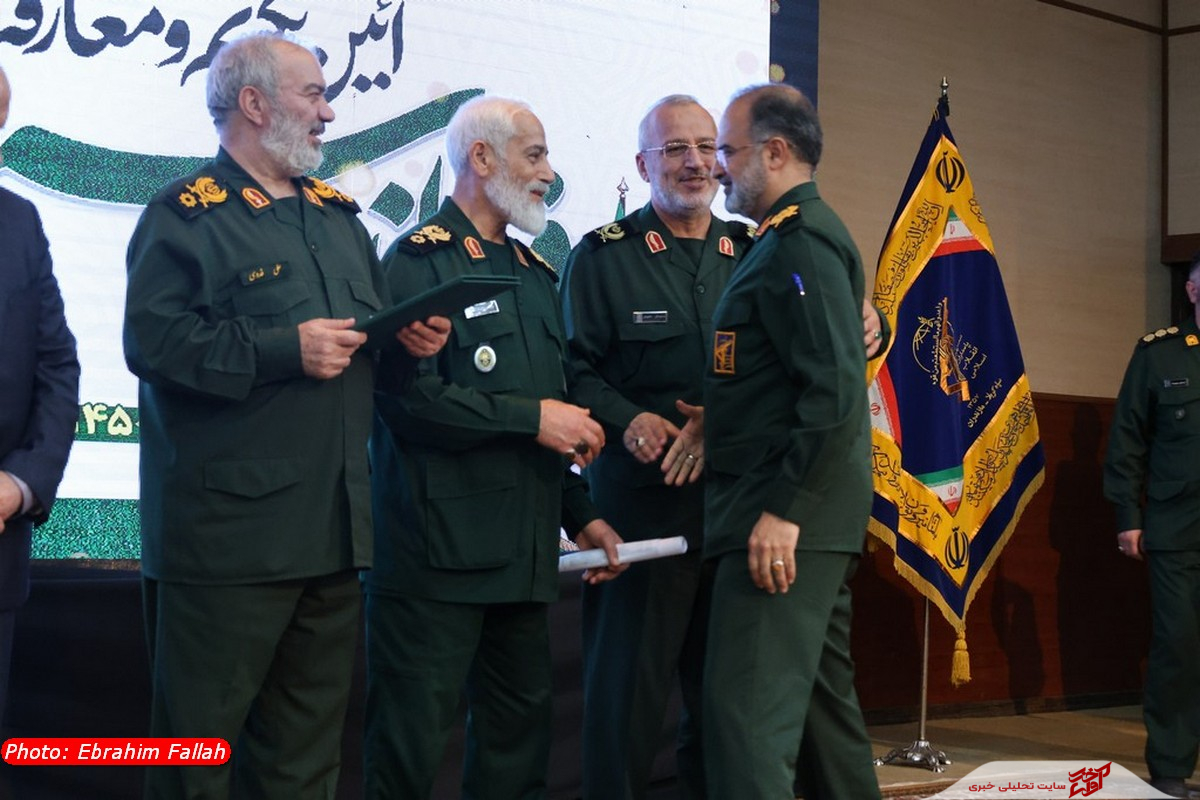 مراسم تکریم و معارفه فرمانده سپاه کربلای مازندران در ساری