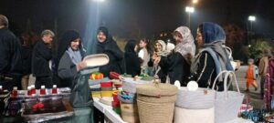 «بازار شب» ساری در بوستان ولایت افتتاح شد